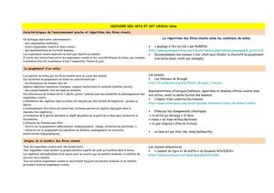 HISTOIRE DES ARTS ET SVT