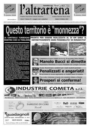 L'Altrartena Ottobre 2010