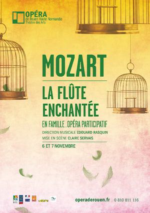 Opéra de Rouen Haute-Normandie : Programme de salle de La flûte enchantée, en famille
