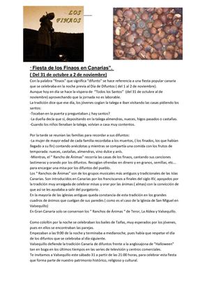 Celebración de los Finaos en Canarias