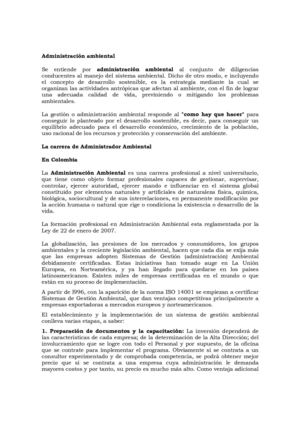 Administración ambiental