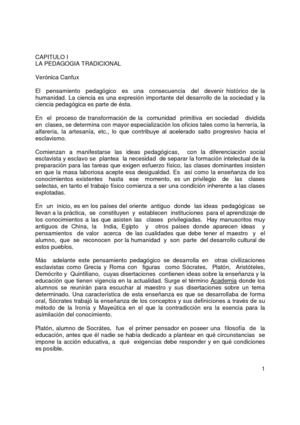 La pedagogía tradicional