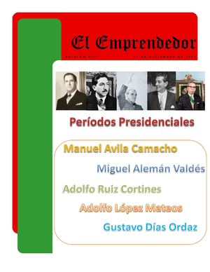 Periodos Presidenciales México 1940-1970