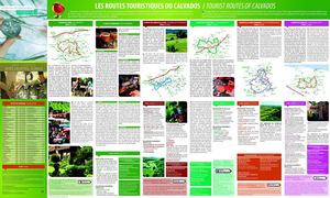 Carte touristique du Calvados