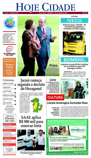 Jornal Hoje Cidade 30-10-10