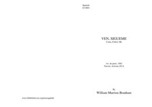 63-0601 VEN Y SIGUEME