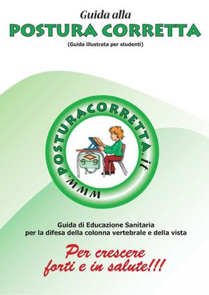 Guida Postura Corretta progetto PEAS educazione alla salute