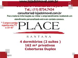 Place Santana apartamentos de 4 dormitorios prox a Braz Leme qualidade Brookfield