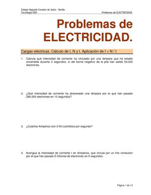 problemas electricidad