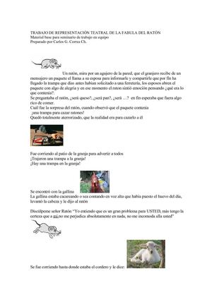 LA FABULA DEL RATON