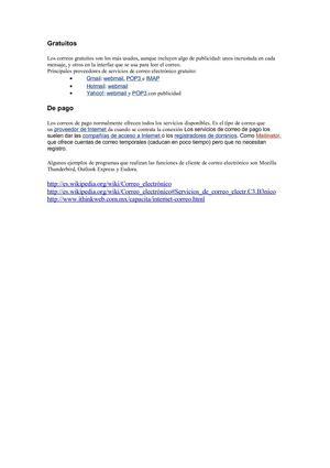 Correos gratuitos y pagos