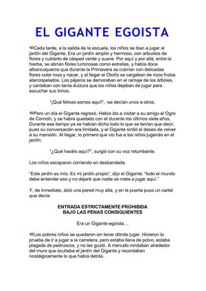 El gigante egoista