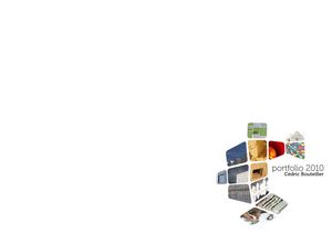 PORTFOLIO 2010 Cédric Bouteiller architecte INSA