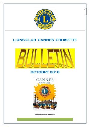 Cannes Croisette Octobre 2010