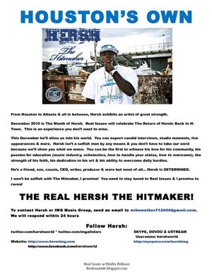 Hersh The Hitmaker Returns...
