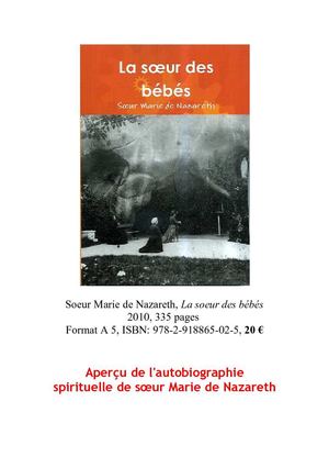 sœur Marie de Nazareth