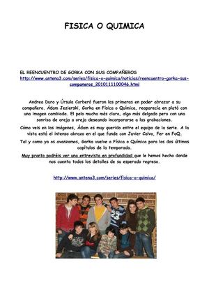 Serie Fisica o Quimica