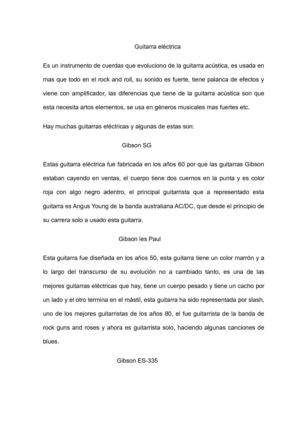 guitarras eléctricas, guitarristas famosos y canciones rock para no olvidar.