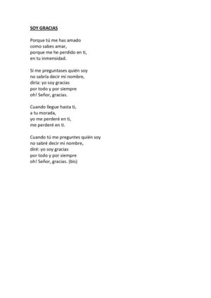 SOY GRACIAS