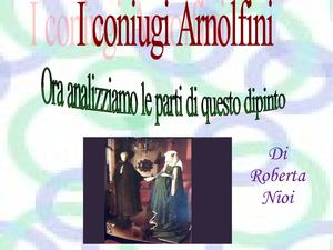 Analisi del dipinto "I coniugi Arnolfini"
