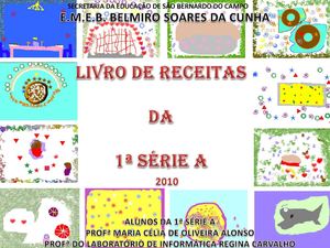 LIVRO DE RECEITAS 1ª A