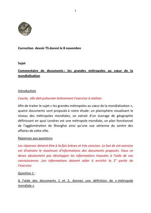 Correction  devoir TS  définitif