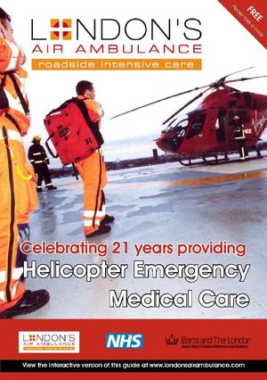 London's Air Ambulance - Celebrating 21 years