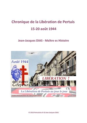 Chronique de la Libération de Pertuis