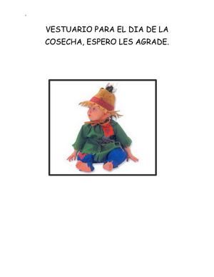 Disfraz de espantapajaros