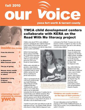 YWCA Fort Worth & Tarrant County - Fall 2010 Newsletter