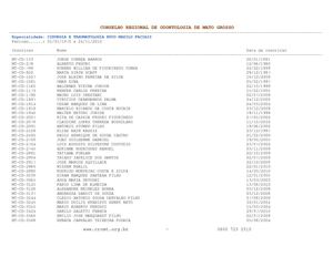 Caderno Virtual de Especialidades CRO-MT