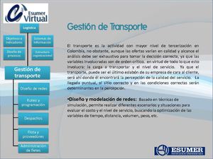 Gestión de transporte