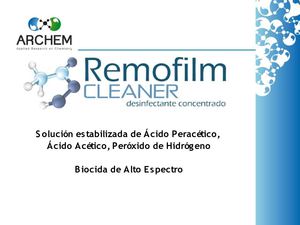 DESINFECTANTE AMIGABLE AL MEDIO AMBIENTE