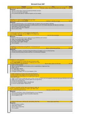Preguntas Excel 2007