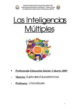 Las Inteligencias Multiples por Julieta Dalmeida