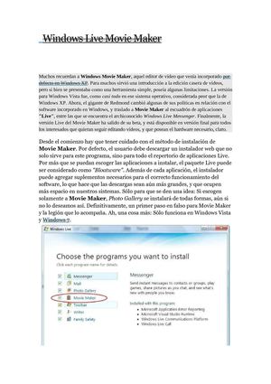 Windows Live Movie Maker