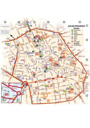 Spa Thermes Sextius - Plan d'accès