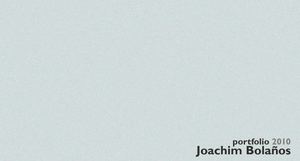 portfolio architecture joachim bolaños