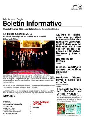 BOLETIN INFORMATIVO Nº 32