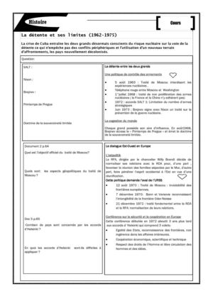 la détente et ses limites