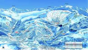 Les Carroz, Grand Massif, plan des pistes