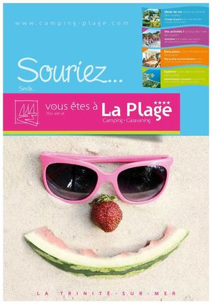 Le camping de la Plage à La Trinité sur mer - tarifs 2011 - Fr-Uk