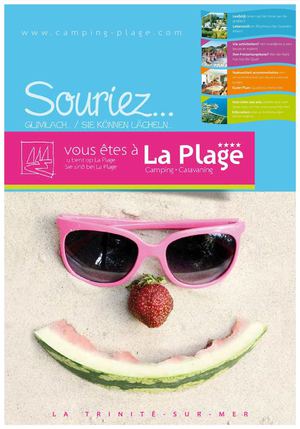 Le camping de la Plage à La Trinité sur mer - tarifs 2011 - De - Nl
