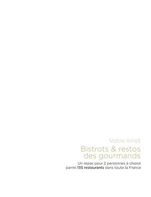 Dakota bistrots et restos des gourmands