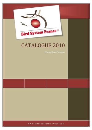 CATALOGUE BIRD SYSTEM FRANCE
