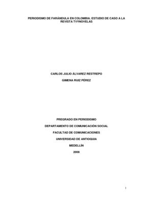 ESTUDIO DE CASO A LA REVISTA TVYNOVELAS COLOMBIA