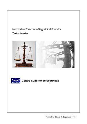 Normativa basica de Seguridad Privada