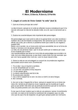 EL MODERNISME CATALÀ