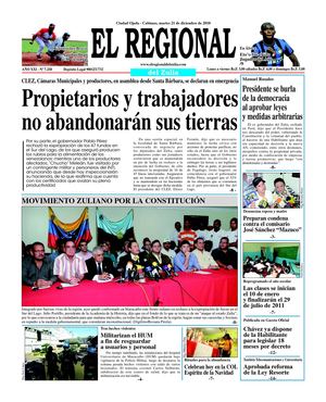 EL REGIONAL DEL ZULIA 21-12-2010