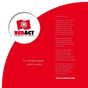 Red-Act [ concepteur - rédacteur] - nos solutions